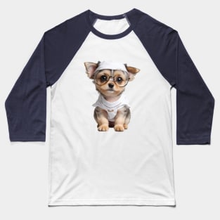 Nature, Cute Little Dog Baseball T-Shirt